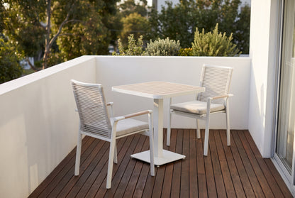ACONITO III 2-Seater Outdoor Bistro Setting on a small apartment balcony