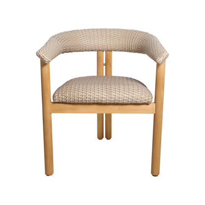ALLODOLA IX 8-Seater Outdoor Dining Setting - Dining Chair Detail