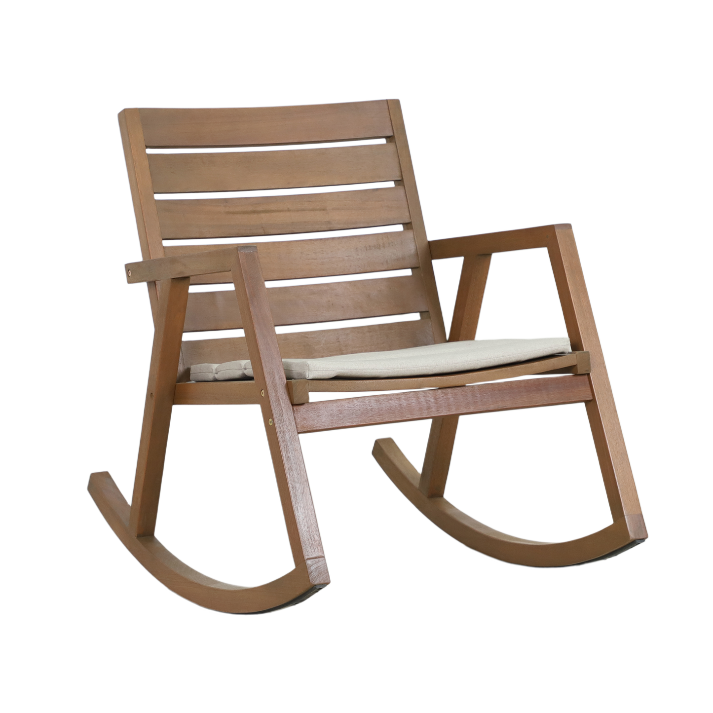 ALLORO Outdoor Rocking Chair - Angle Profile on white background