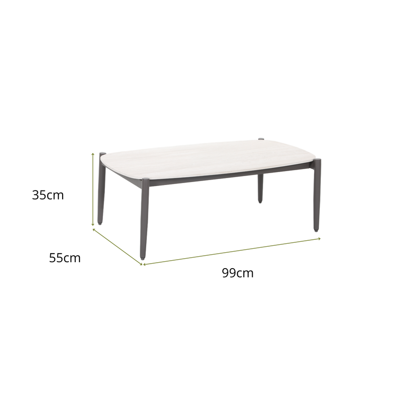 ALYA IV 4-Seater Outdoor Lounge Setting - Coffee Table Dimensions