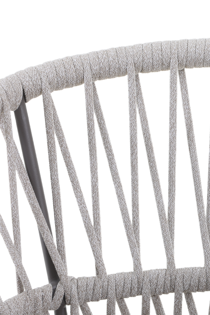 Rope-Woven Dining Chairs