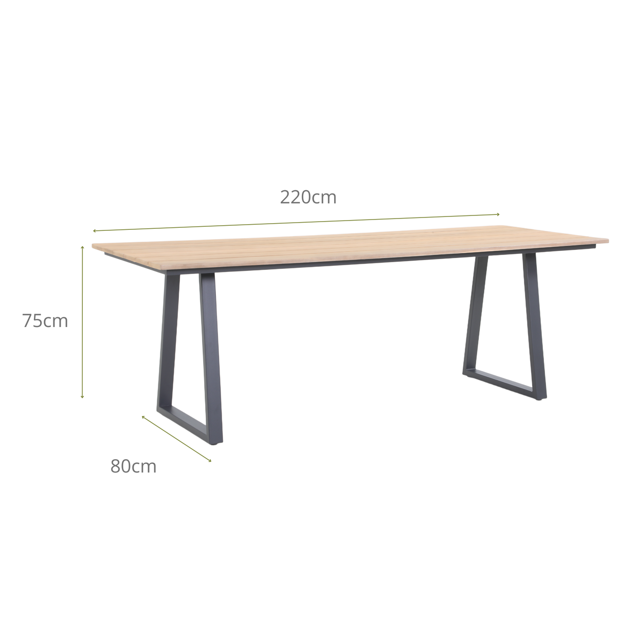 ARALIA IX 8-Seater Outdoor Dining Table Dimensions