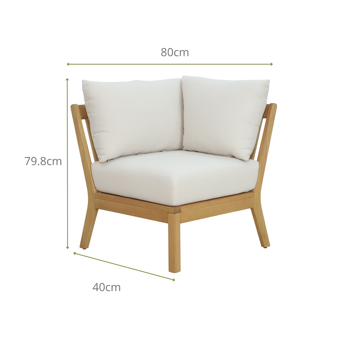 CAMELIA IV 5-Seater Outdoor Modular Lounge- Corner Lounge Dimensions