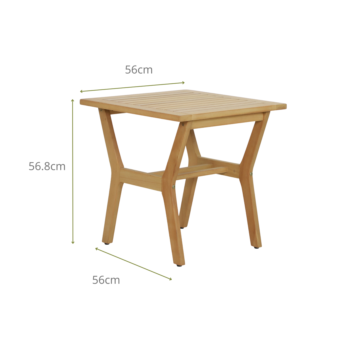 CAMELIA V 4-Seater Outdoor Lounge Setting- Side Table Dimensions