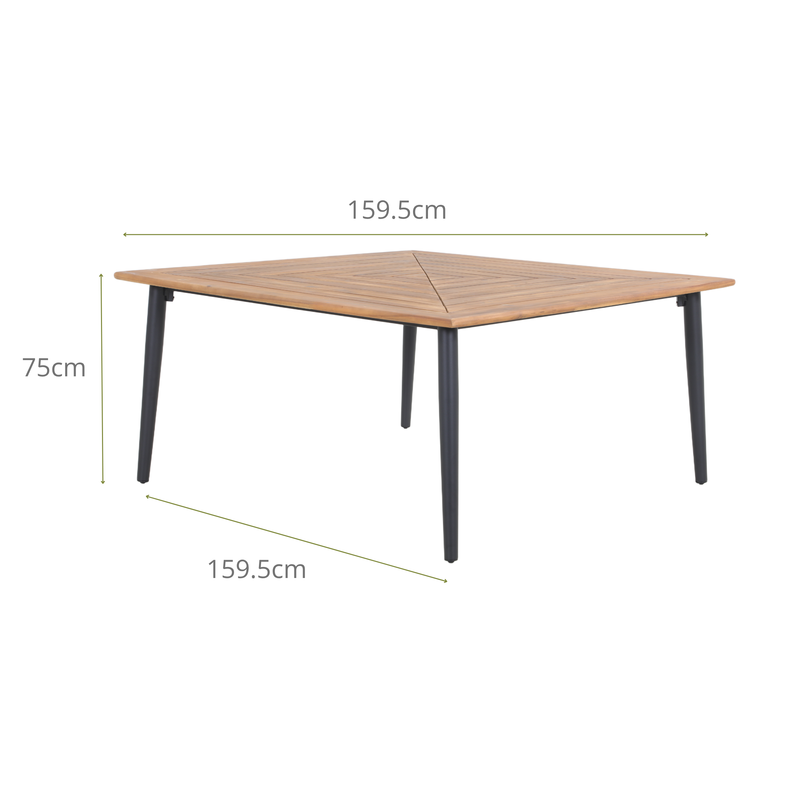 DATURA IX 8-Seater Outdoor Dining Table Dimensions