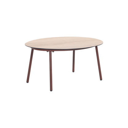 FRAGMA IV 4-Seater Outdoor Lounge Setting in Wine Red – Coffee Table Detail