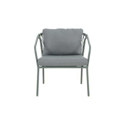 FRAGMA IV 4-Seater Outdoor Lounge Setting in Pine Green – Single Lounge Detail