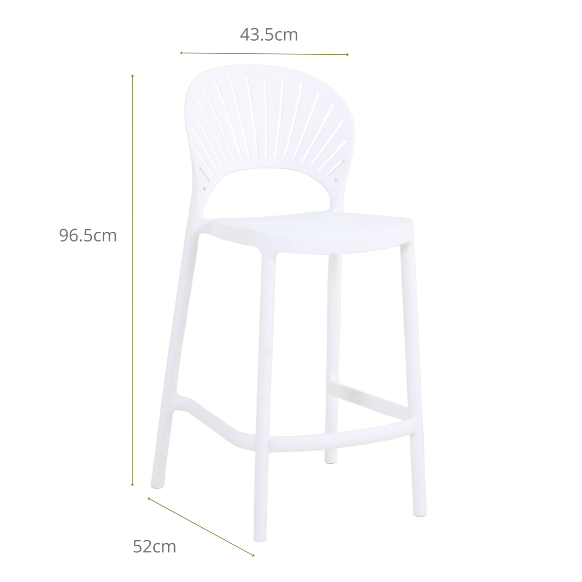 FRESIA IX 8-Seater Extending Outdoor Bar Chair Dimensions