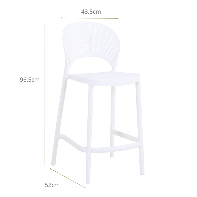 FRESIA IX 8-Seater Extending Outdoor Bar Chair Dimensions