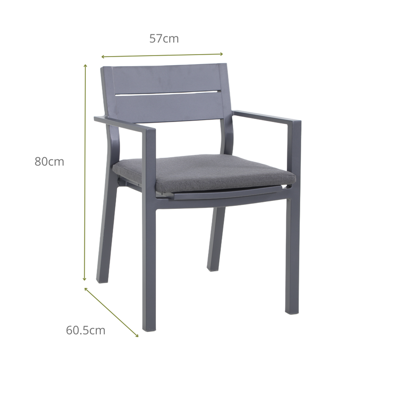 GELSO IX 8-Seater Outdoor Dining Table Dimensions