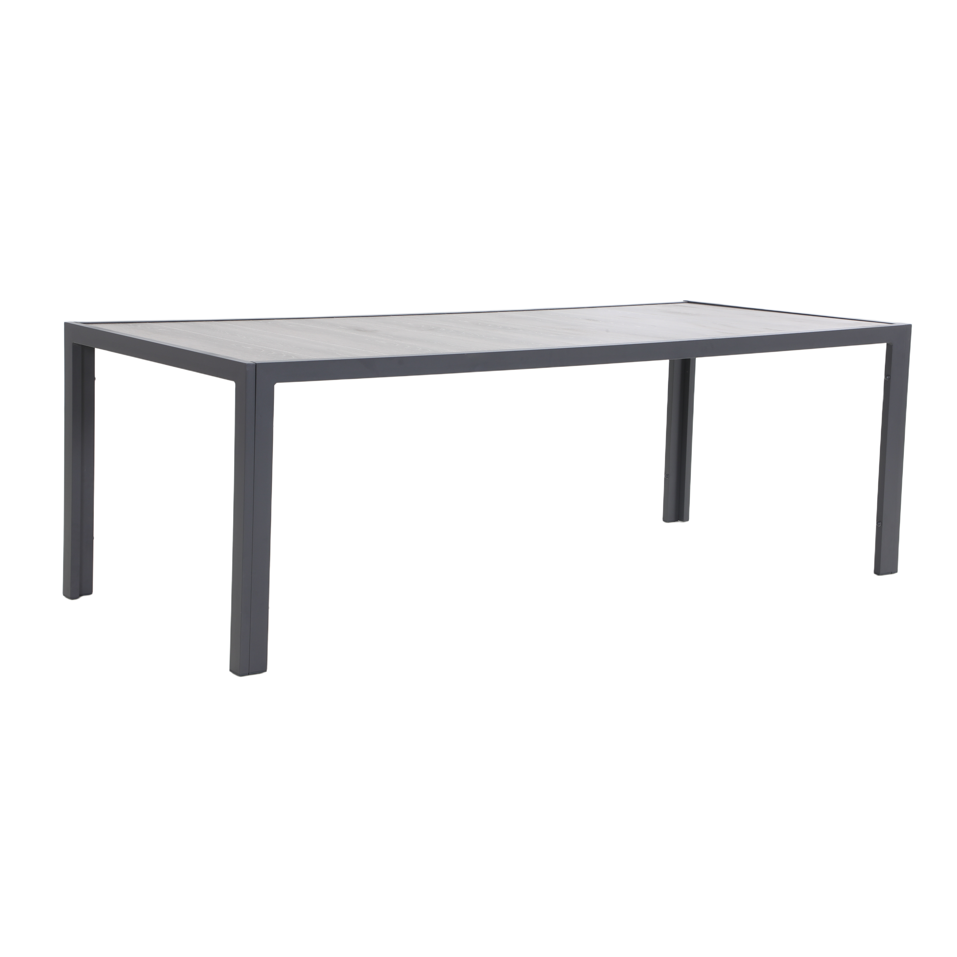 GELSO IX 8-Seater Outdoor Dining Setting in Gunmetal - Dining Table Detail