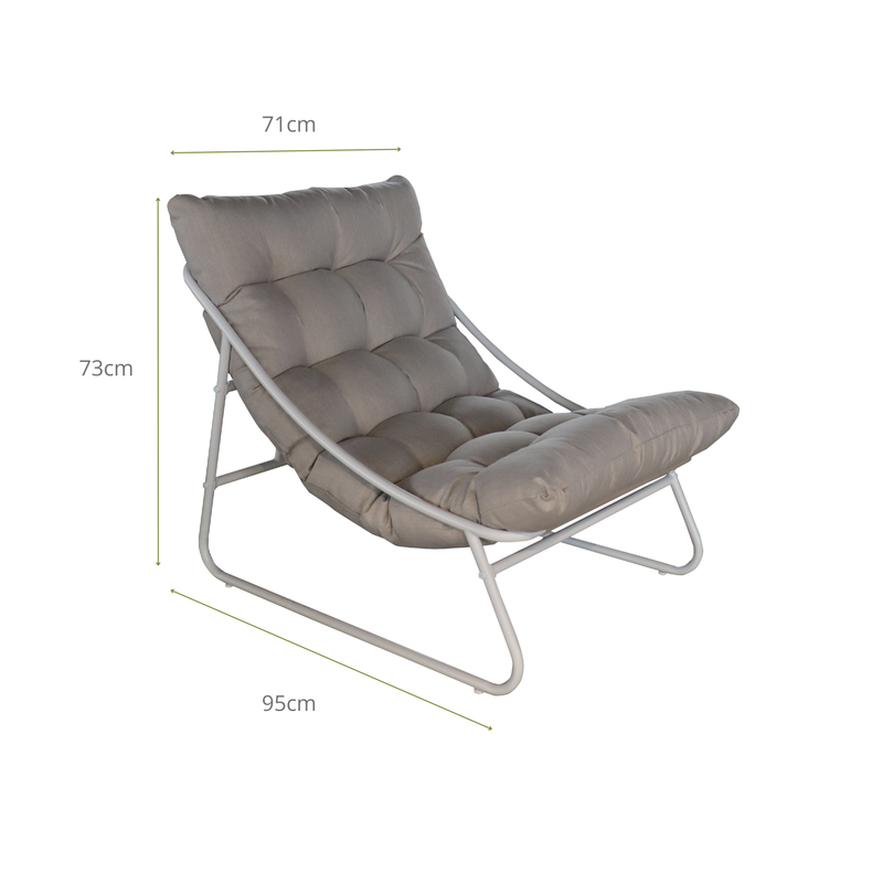 GERANIO III 2-Seater Outdoor Chat Setting