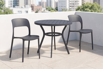 IBERIS III 2-Seater Outdoor Bistro Setting on a small apartment balcony
