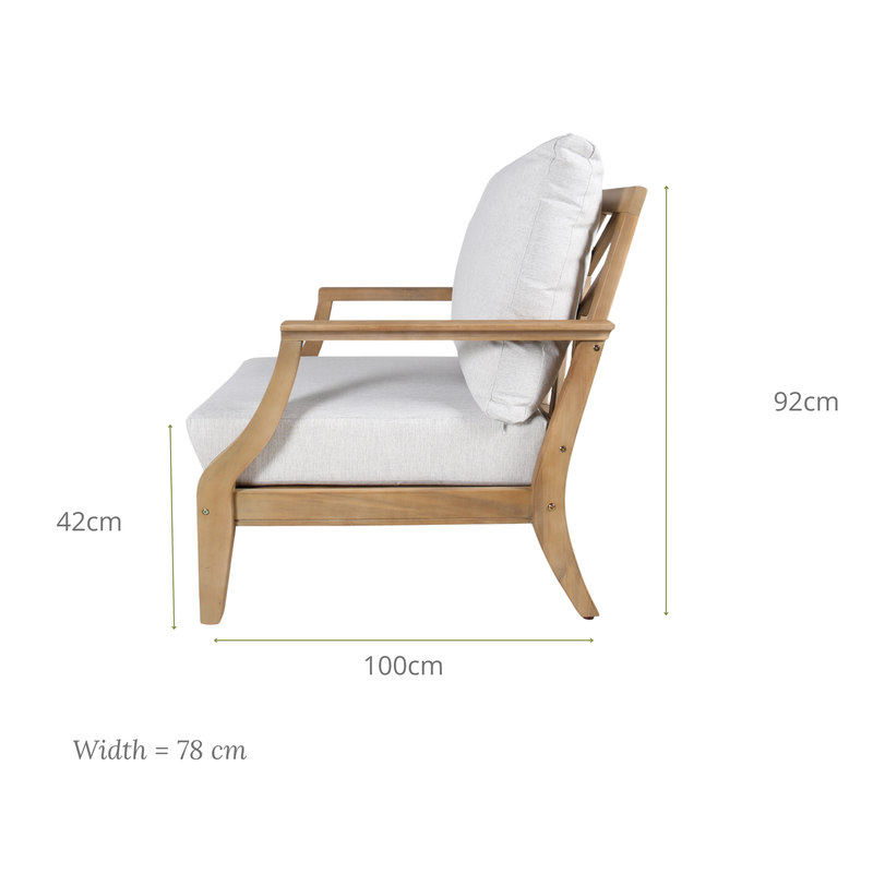 IBISCO III 2-Seater Outdoor Chat Setting
