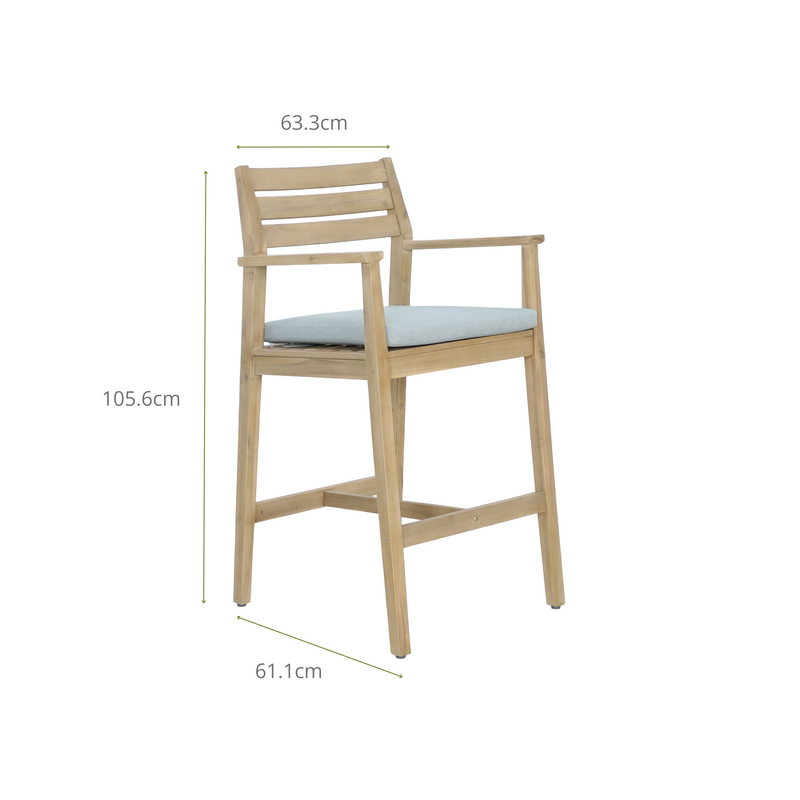 JUNELI VII 6-Seater Outdoor Bar Setting