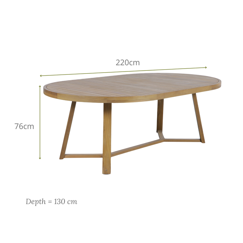 LANTANA IX 8-Seater Outdoor Dining Setting- Dining Table Dimensions