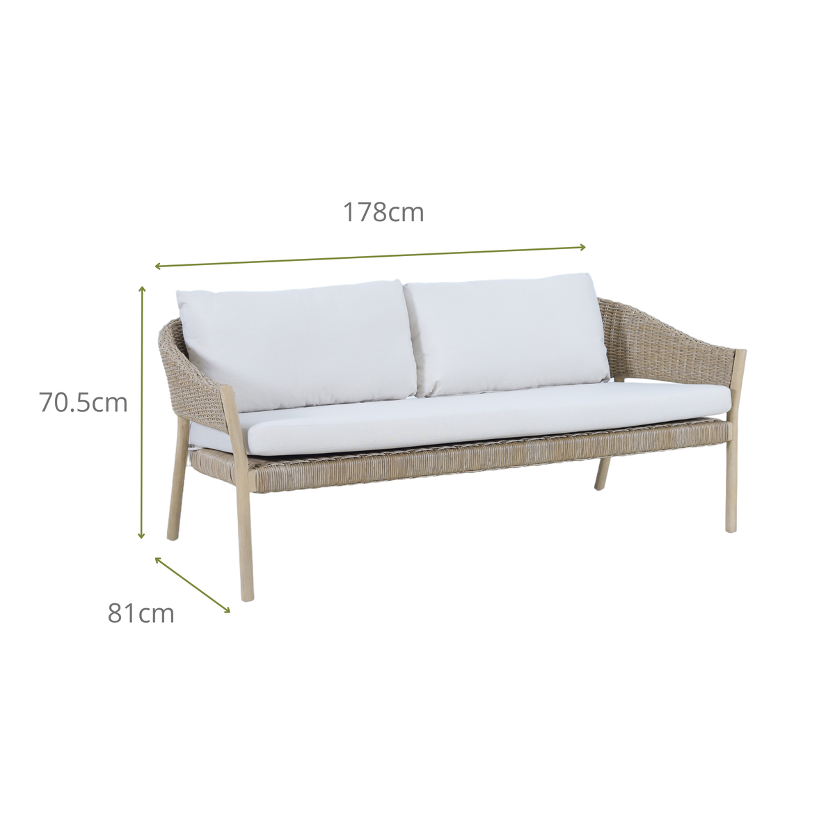 LECCIO V 4-Seater Outdoor Lounge Setting