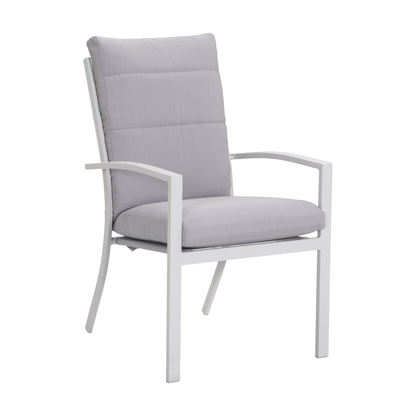 MELO III 2-Seater Outdoor Bistro Setting - High-back Dining Chair Detail
