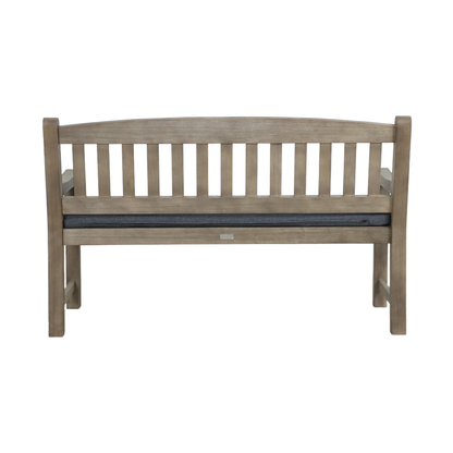 MIRTO 3-Seater Outdoor Bench - Rear profile on a white background
