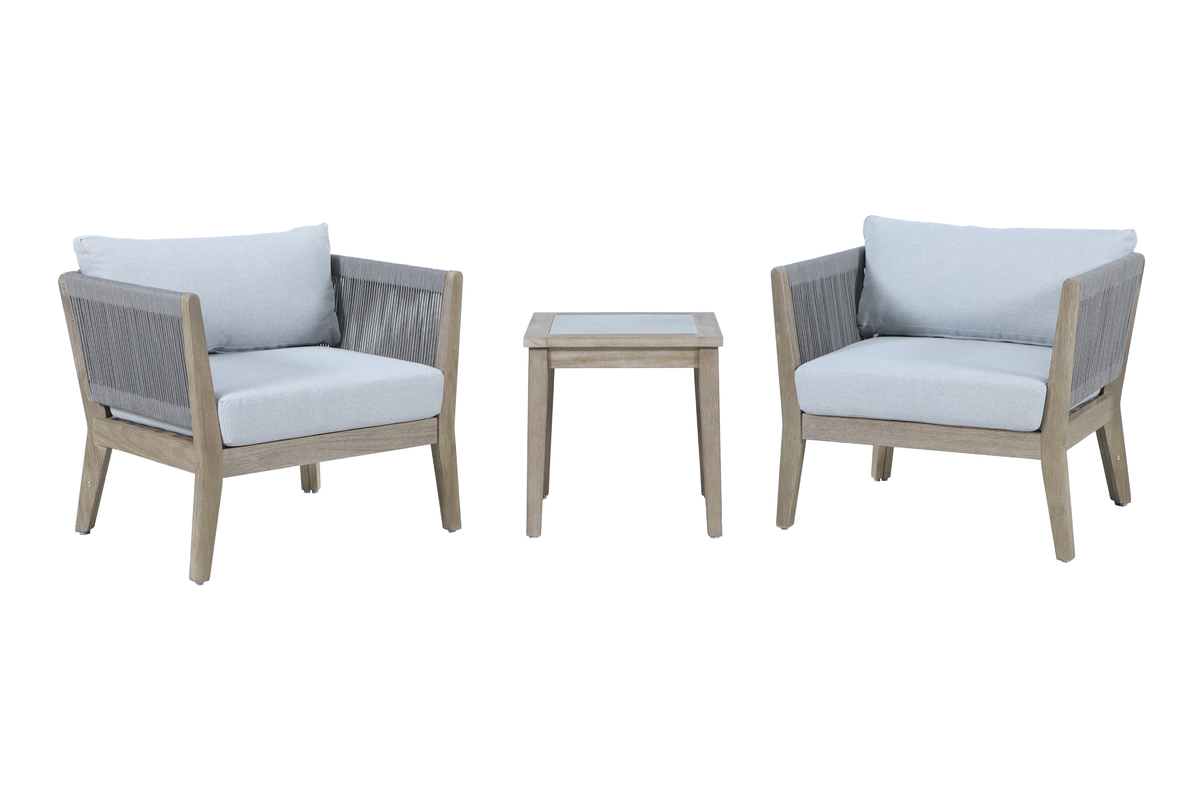 MOLO III 2-Seater Outdoor Chat Setting on a white background