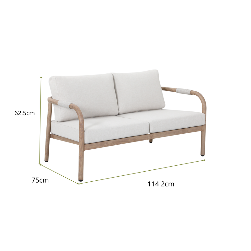 MYLO IV 4-Seater Outdoor Lounge Setting - Double Lounge Dimensions