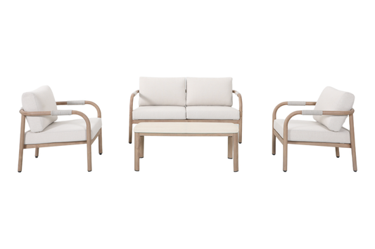 MYLO IV 4-Seater Outdoor Lounge Setting – Front View on White Background