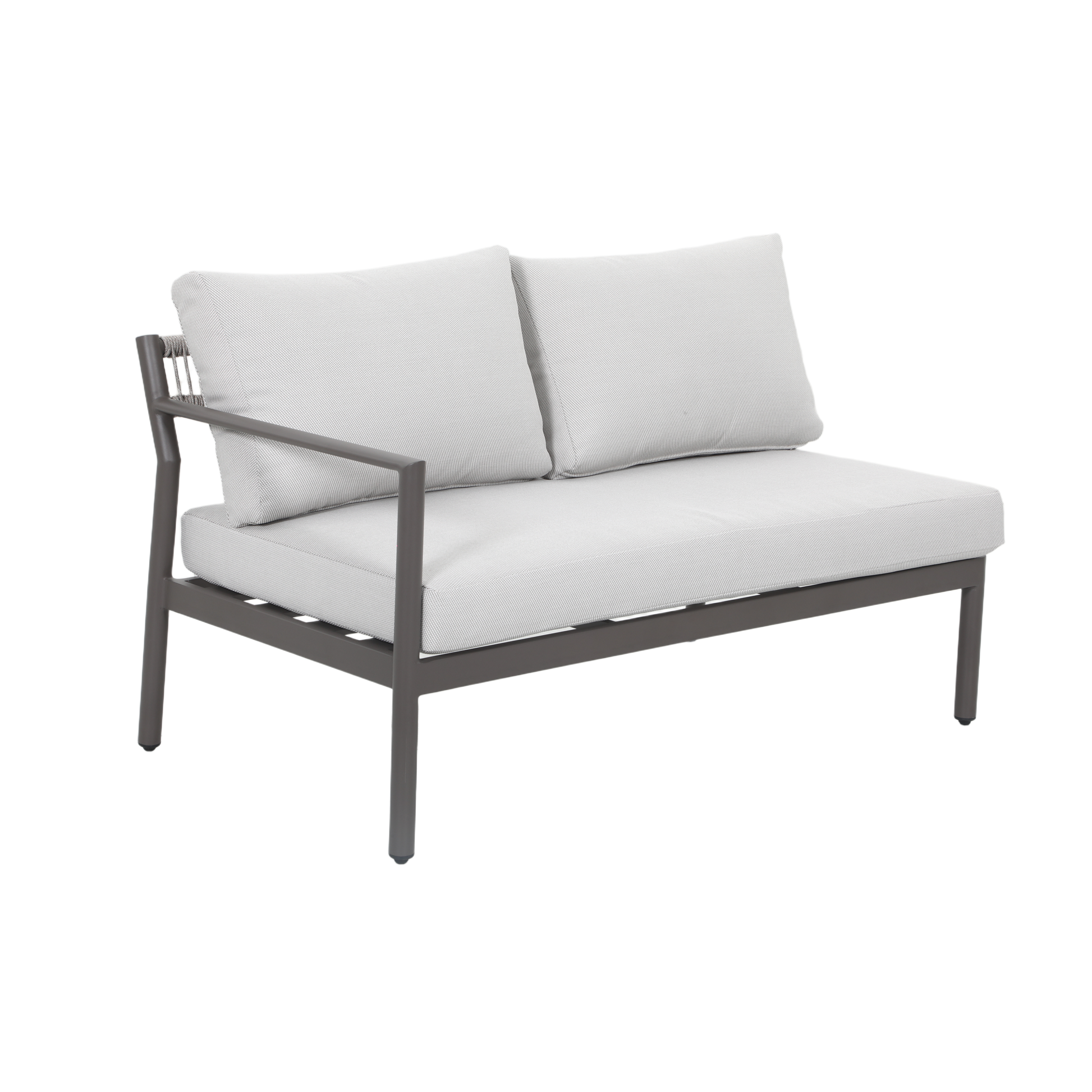 NEMORA IV 4-Seater Outdoor Modular Lounge Set - Double Right Lounge Detail