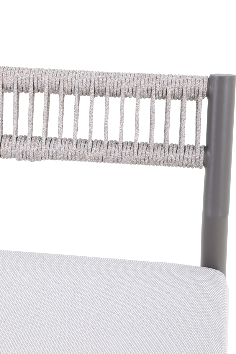 Rope-Wrapped Backrest Detail