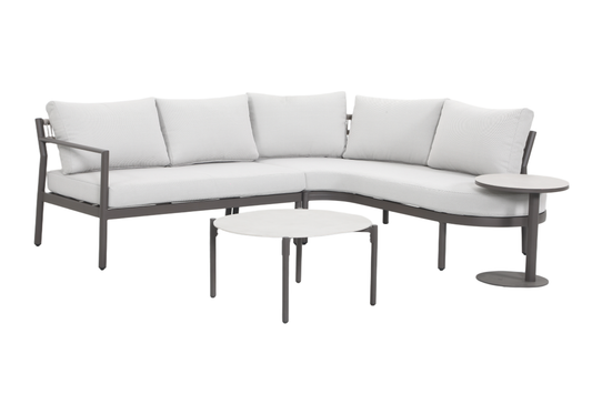 NEMORA IV 4-Seater Outdoor Modular Lounge Set – Front View on White Background