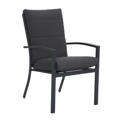 ORTENSIA XIII 12-Seater Extending Outdoor Dining Setting - High-back Dining Chair Detail