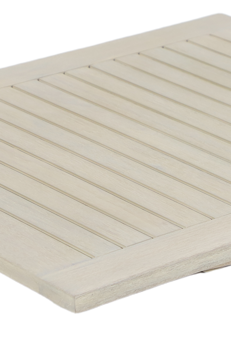 Slatted Square Table Surface