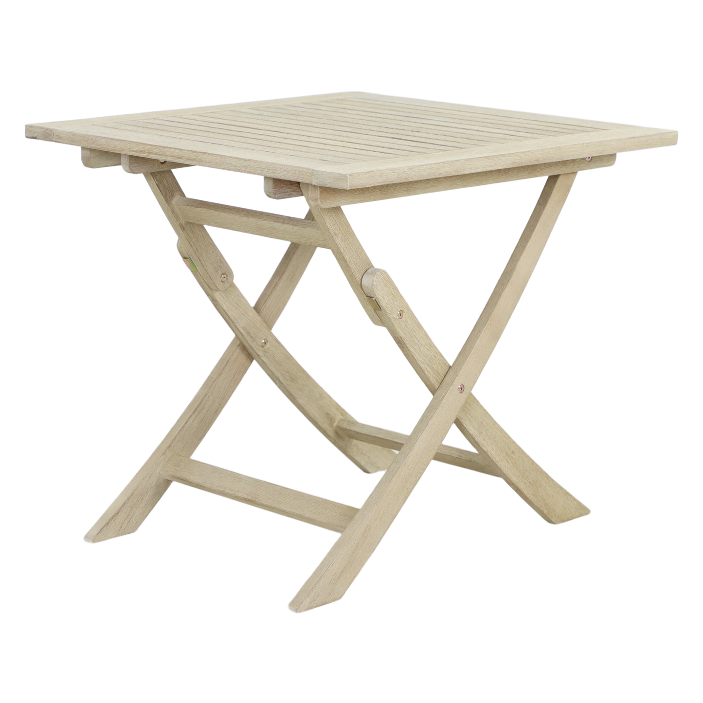 PAPIRO III 2-Seater Foldable Outdoor Bistro Setting - Square Dining Table Detail