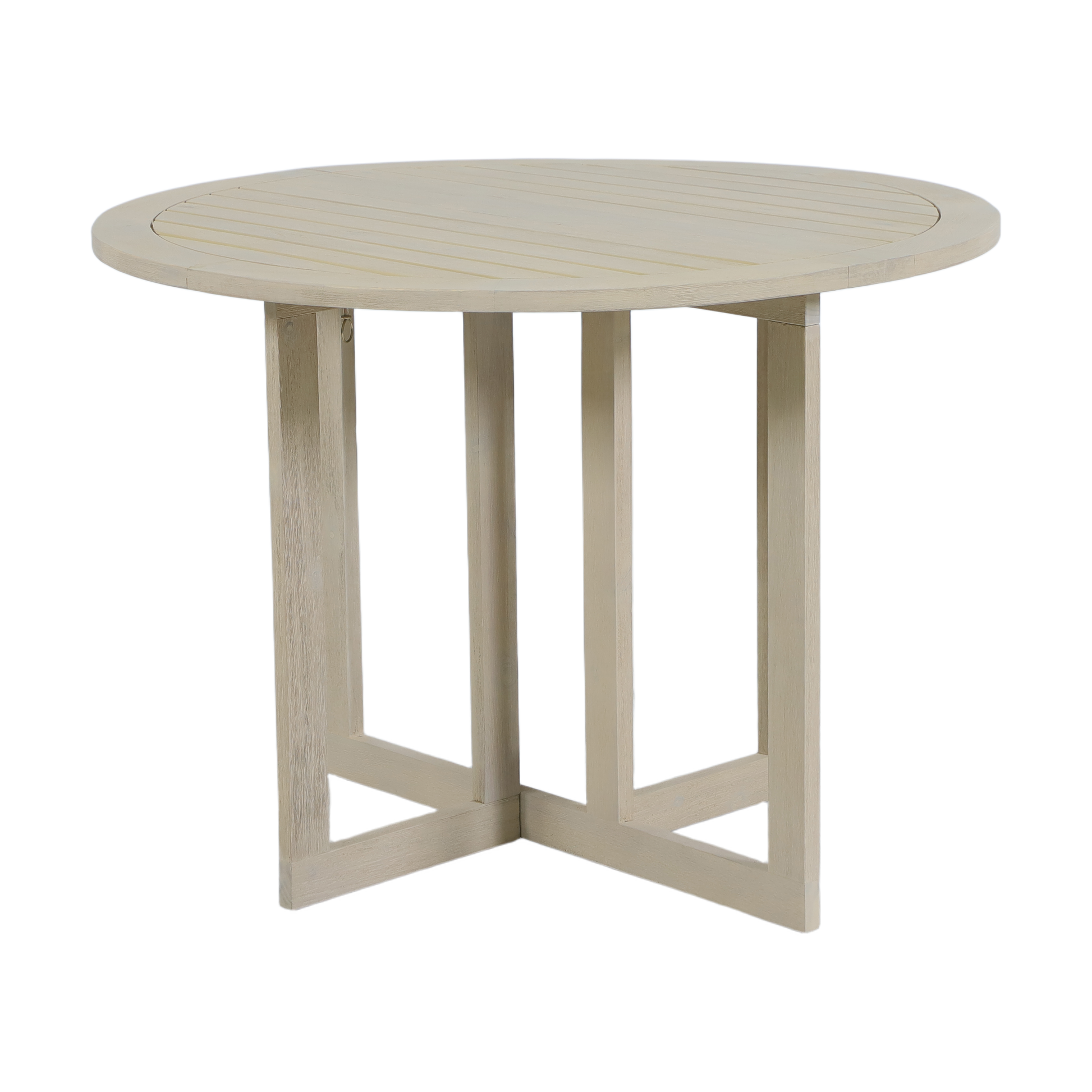 PAPIRO V 4-Seater Foldable Outdoor Dining Setting – Round Dining Table Detail