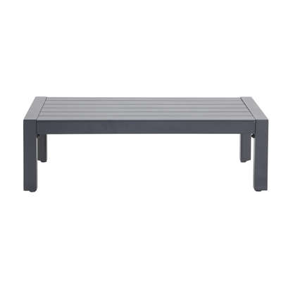 PESCO IV 5-Seater Outdoor Lounge Setting in Gunmetal - Coffee Table Detail