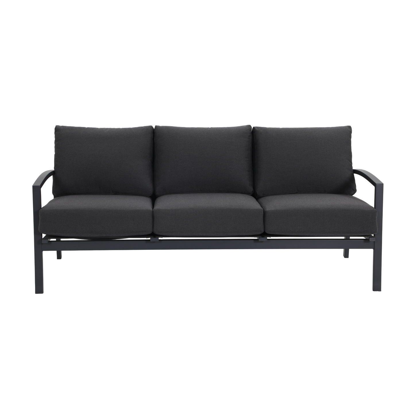 PESCO IV 5-Seater Outdoor Lounge Setting in Gunmetal - Triple Lounge Detail