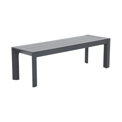 PESCO V 8-Seater Outdoor Low Dining Setting - Dining Bench Detail
