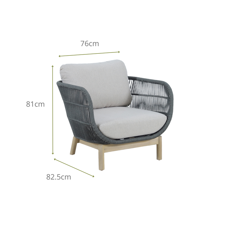 PINO V 4-Seater Outdoor Lounge Setting