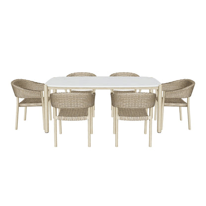 KERRIA VII 6-Seater Outdoor Dining Setting