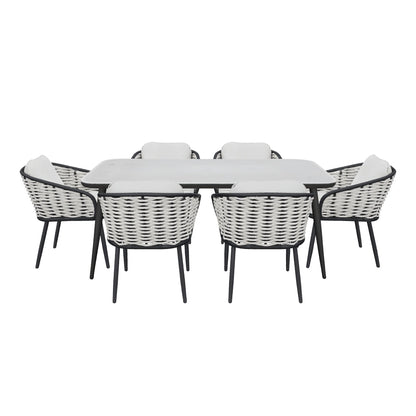 YOTTO VII 6-Seater Outdoor Dining Setting