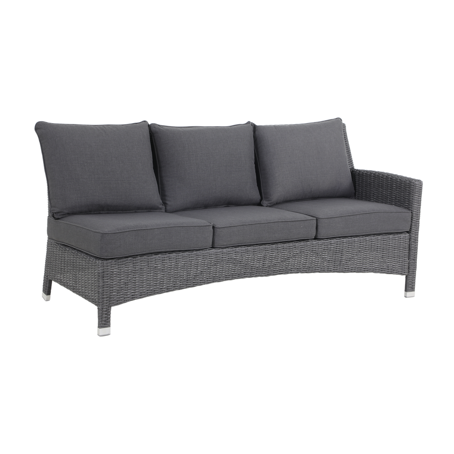 SALICE III 5-Seater Outdoor Corner Lounge Setting - Armless Triple Lounge Detail