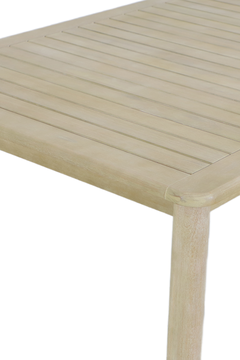 Slatted Eucalyptus Dining Table