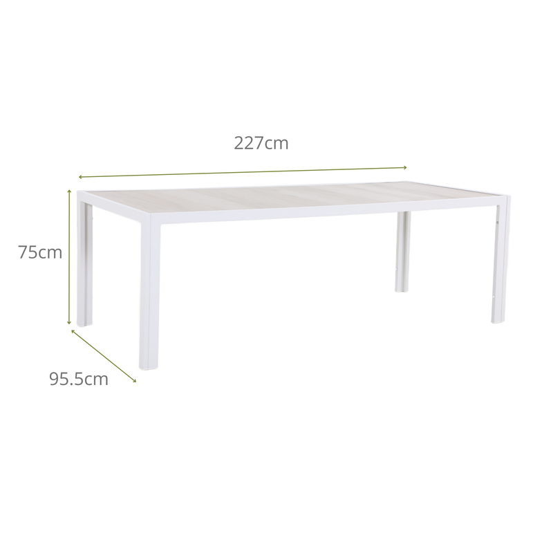 STACHYS IX 8-Seater Outdoor Dining Table Dimensions
