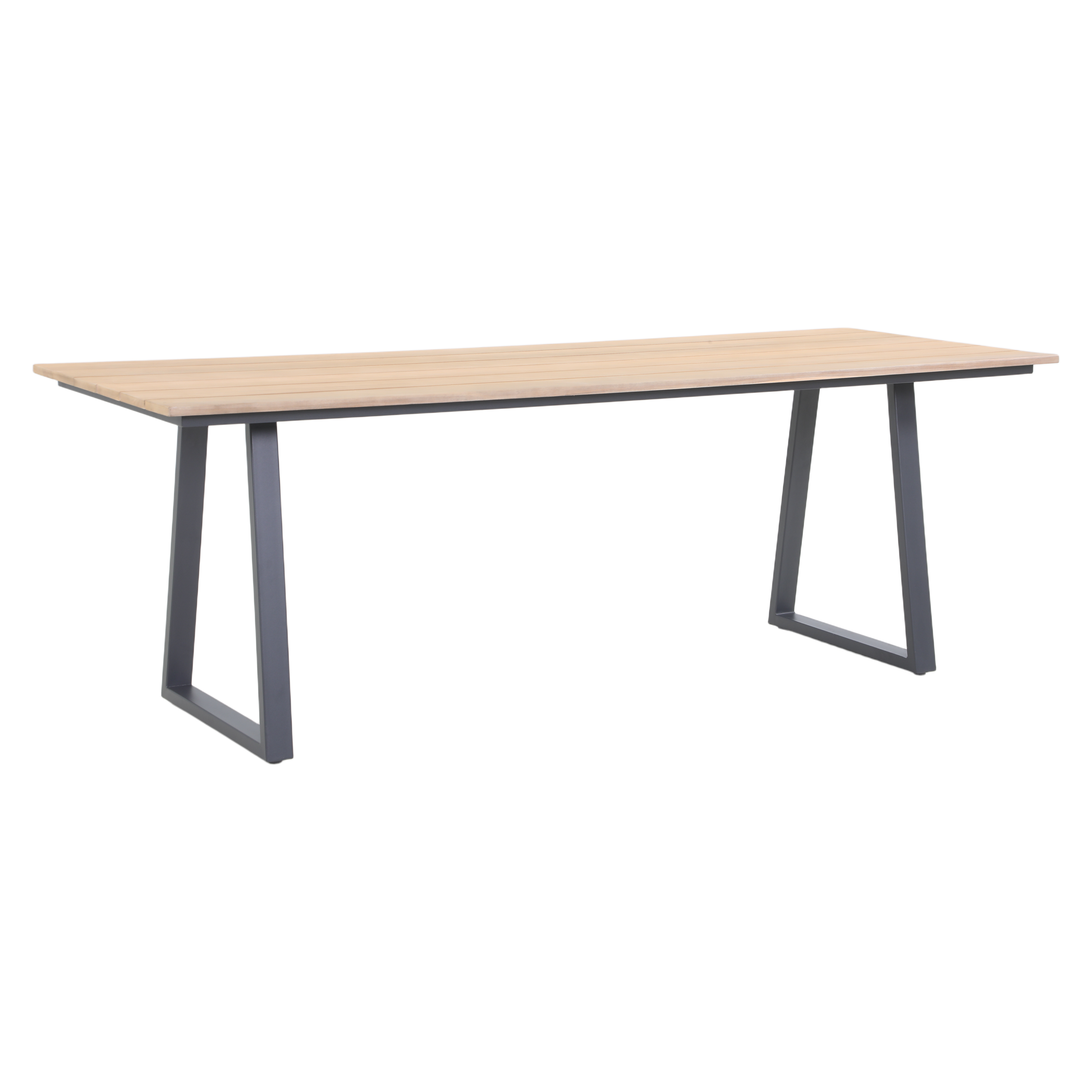 SUSANO IX 8-Seater Outdoor Dining Setting in Black - Dining Table Detail