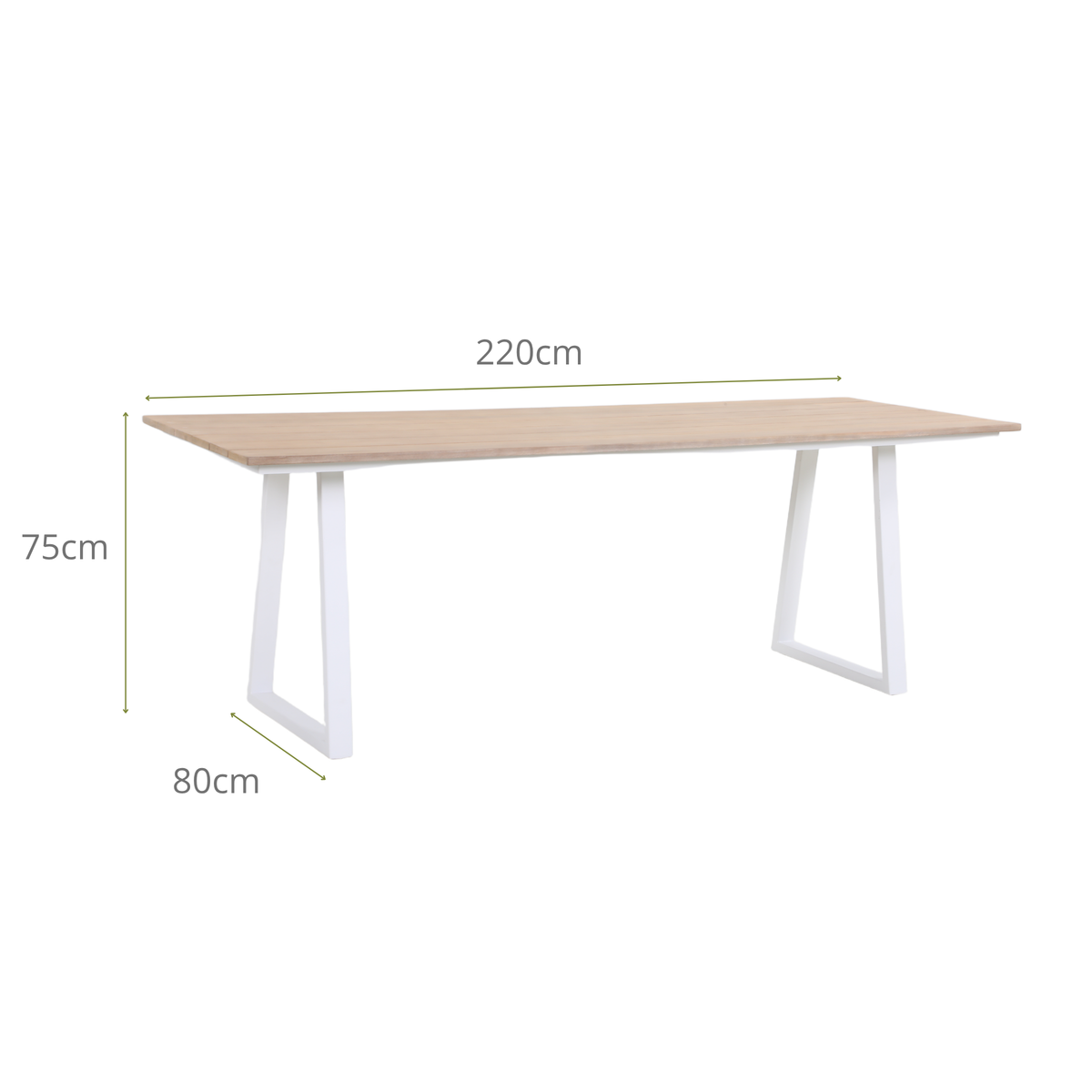 TIARELLO IX 8-Seater Outdoor Dining Table Dimensions