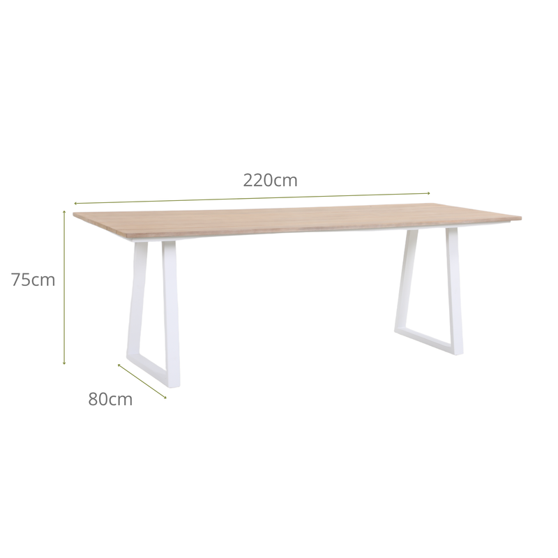 TIARELLO IX 8-Seater Outdoor Dining Table Dimensions