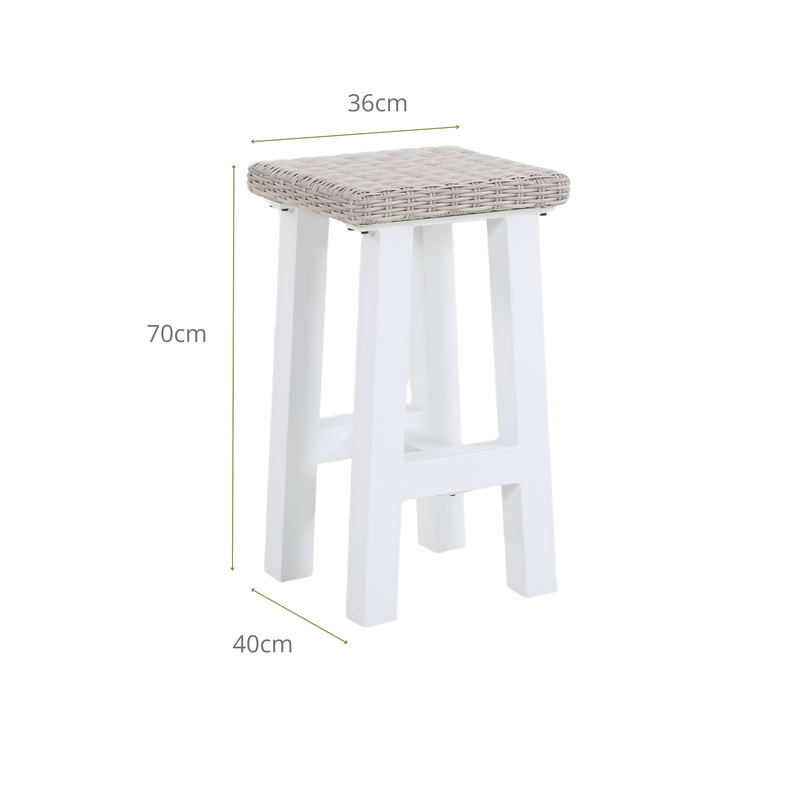 TIMO-IX-8 Seater Outdoor Dining Chair Dimensions