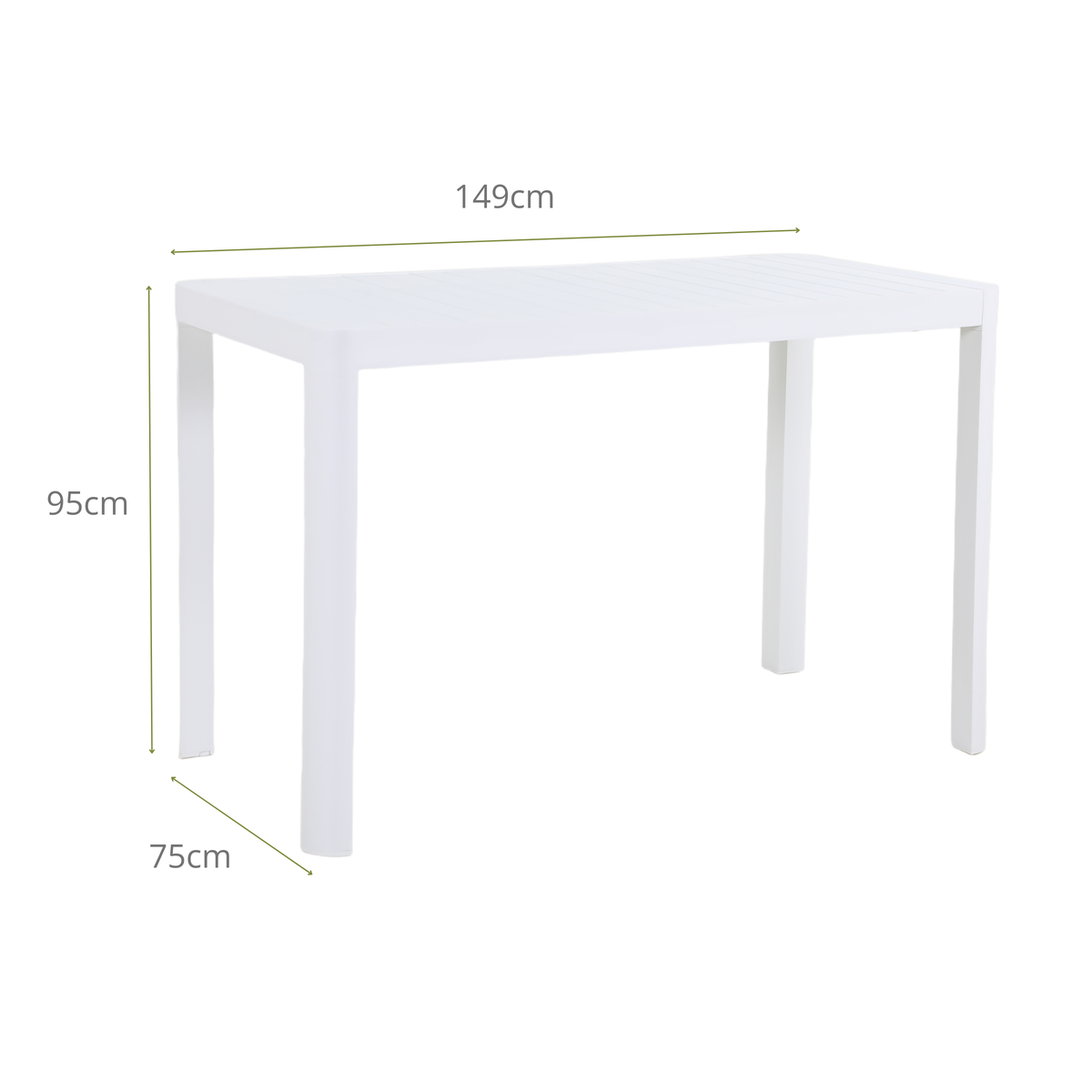 TIMO-IX-8 Seater Outdoor Dining Table Dimensions
