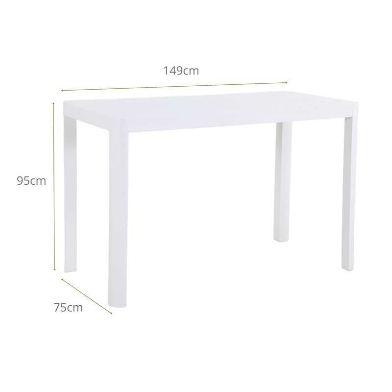 TIMO-IX-8 Seater Outdoor Dining Table Dimensions